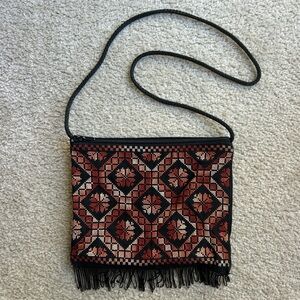 Cross stitch purse